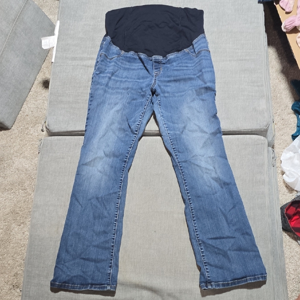 Women's Blue Maternity Jeans